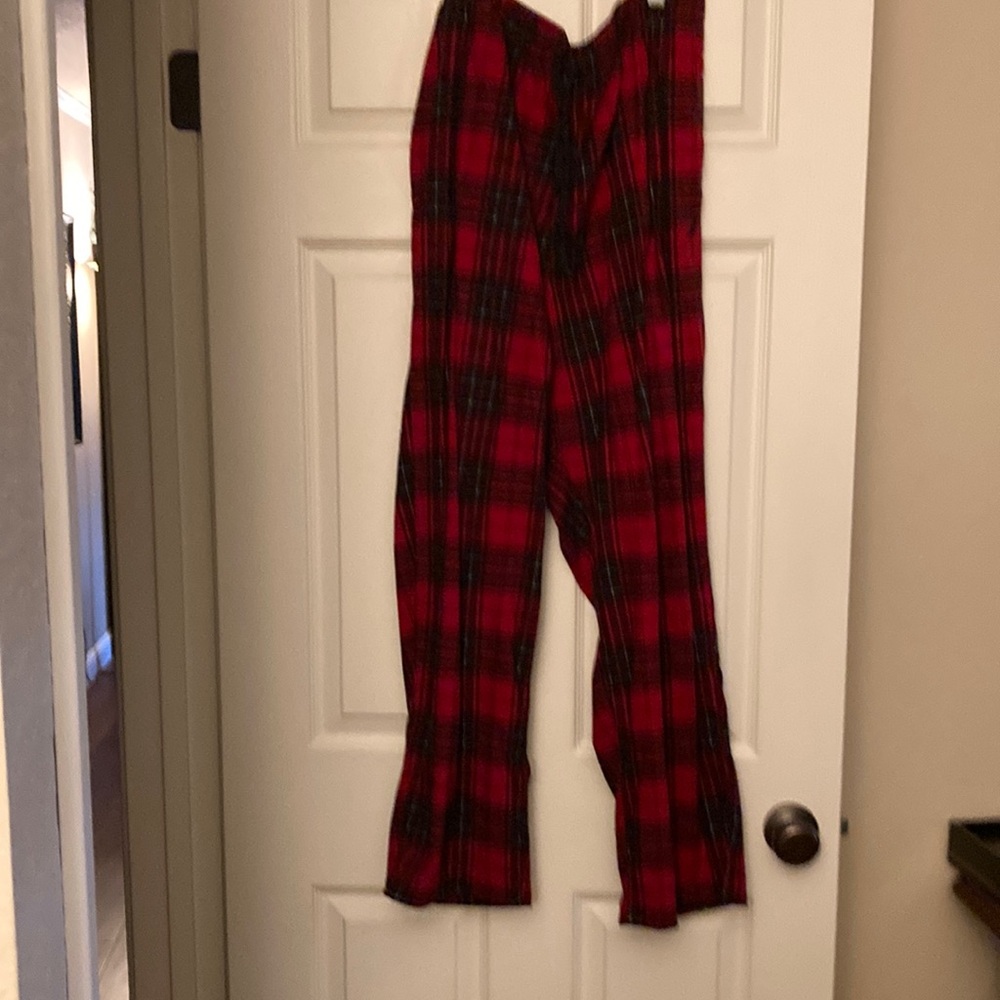 Nautica Red and Black Plaid Pajama bottoms. XXL
